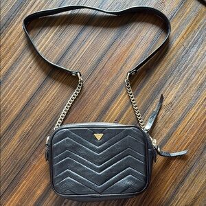 Sam Edelman Black Quilted Crossbody Bag